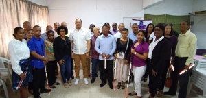 Director Defensa Pública imparte taller “Litigación Estratégica en el Manejo de la Prueba para Abogados con Discapacidad Visual”.