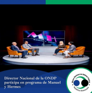 Lic. Rodolfo Valentín Santos participó en el programa de TV de Manuel y Hermes