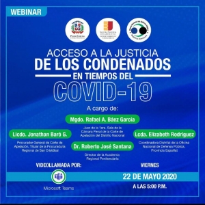webinar: Acceso a la justicia de los condenados en tiempos del COVID-19