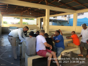 La Oficina de Defensa Pública de Azua realizo la charla " Solicitudes de los Condenados Definitivo, Ante el Juez Ejecución de la Pena.".