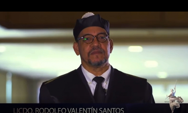 Palabras de nuestro director nacional, Lcdo. Rodolfo Valentín Santos durante acto solemne de la XXV