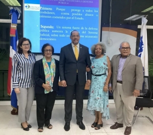 Director de la ONDP, participa  como expositor en el Primer Congreso Internacional de Derecho de la UNEV