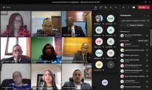 Procurador Consejero del Ministerio Público, Jonathan Baró Gutiérrez se reúne con Director Nacional de la Defensa Publica y coordinadores ONDP.