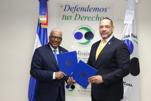 ONDP y DGJP Firman Acuerdo de Cooperación para Promover la Justicia y el Bienestar Comunitario.