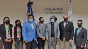 El Director Nacional,Lic.Rodolfo Valentin Santos, recibió la visita, del Viceministro de Reforma y Modernización del Estado del Ministerio de Administración Pública (MAP).